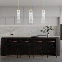 Kong 500 GU10 Pendant Gold / Clear