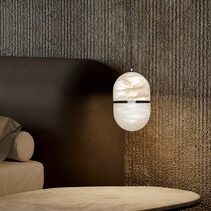 Panish Pilly Marble Pendant Black