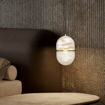 Panish Pilly Marble Pendant Gold