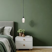 Panish Polly Marble Pendant Black