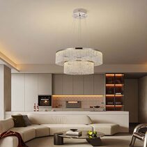 Armani Crystal 2 Tier LED Pendant