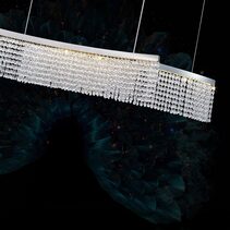 Armani Crystal Linear LED Pendant