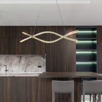 Delphine Crystal LED Pendant