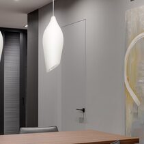 Lily Pendant Opal With Nickel