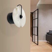 Panish Arch LED Wall Light Black