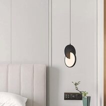 Abstract 1 Light 14W LED Pendant Black / Warm White - 10305