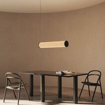 Nooi LED Horizontal Linear Pendant Matt Black - ARO.C1276/L-H