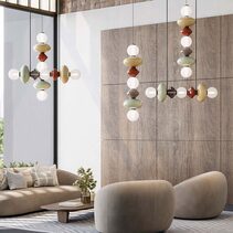 Mapi 3 Light LED Vertical Pendant