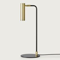 Maru LED Table Lamp Matt Black / Matt Brass - ARO.S1194/ORO