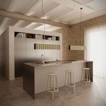 Nosa 4 Light LED Linear Pendant