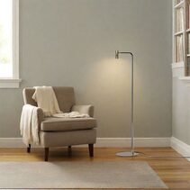 Maho LED Floor Lamp Matt Black / Matt Brass -ARO.P1254/ORO