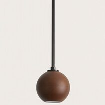 Lita LED Pendnat Matt Black / Walnut - ARO.C1230