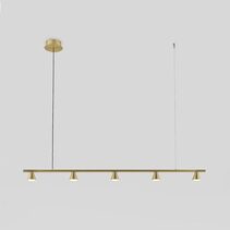 Lyb 5 Light LED Pendant Matt Brass - ARO.C1274/ORO