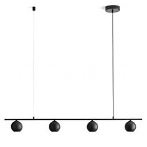 Lita 4 Light LED Linear Pendant Matt Black - ARO.C1230/4/NEG