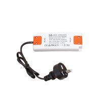 Indoor 12V 20W LED Driver With Flex & Plug - Q4-12V-20WFP