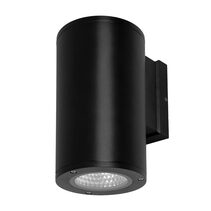 Coogee 20W Fixed LED Wall Pillar Light Black / Tri-Colour - SE7243L/TC/BK