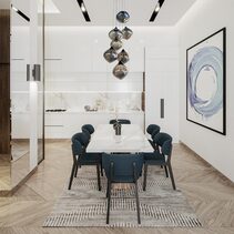 Dime 7 Light LED Pendant