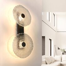 Shellic 2 Light LED Wall Light Clear
