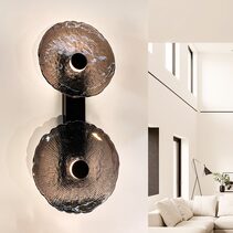 Shellic 2 Light LED Wall Light Smoke