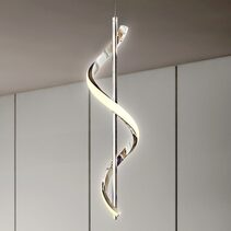 Ziggy 1 Light LED Pendant Chrome