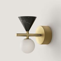 Oneta LED Wall Light Aged Gold / Matt Black - ARO.A1299/ORO