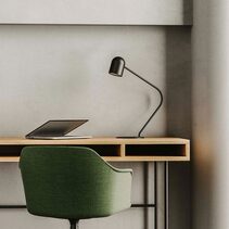 Pipe LED Table Lamp Matt Black - ARO.S1293