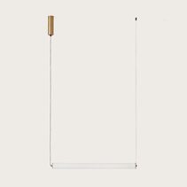 Tube LED Pendant Matt Brass - ARO.C1296/ORO