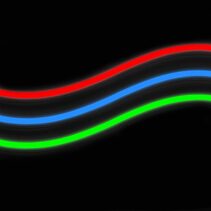 Neon 5 Meter Side Bend 10W LED 24V DC IP67 Striplight RGB - FLN2410RGB0612/5M