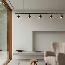 Colleen 5 Light Adjustable Spotlight Pendant - LL002SL009