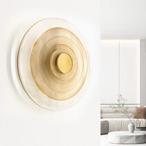 Twirl 350 LED Wall Light Brass