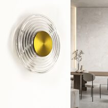 Whirl 280 LED Wall Light Brass