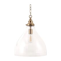 Keys Large Chain Pendant Satin Brass - LOI1001580