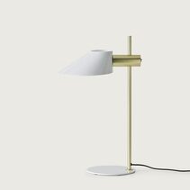 Cohen Table Lamp Matt Brass / White - ARO.S1196/BCO