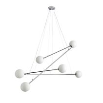 Endo LED 6 Light Pendnat Chrome - ARO.C1156/6/CHR