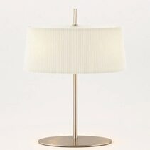 Ona Table Lamp Nickel / White - ARO.S1029/BCO