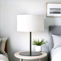 Tex Table Lamp Matt Black Only Base - ARO.S1026/NEG