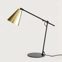 Boa Table Lamp Matt Black / Matt Brass - ARO.S1193/ORO