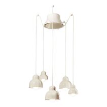 Berimbau 5 Light Pendant Cream - FER.C2605-CRM