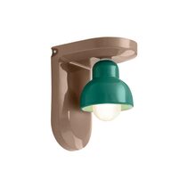 Berimbau Wall Light Mocha Brown / Turquoise - FER.C2600-MOT