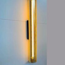 Fito LED Wall Light Polished Brass / Matt Black - ARO.A1286