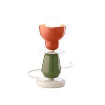 Berimbau Table Lamp Orange / Sage Green - FER.C2604-APS