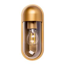 Lume Polycarbonate LED Wall Light Brass / Warm White - HV3512W-PB