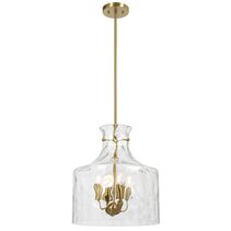 Perron 4 Light Pendant Antique Gold - PERRON PE4-AG