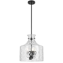 Perron 4 Light Pendant Black - PERRON PE4-BK