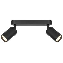 Picard 2 Light LED Spotlight Black / Tri-Colour - PICARD SP2-BK