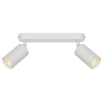 Picard 2 Light LED Spotlight White / Tri-Colour - PICARD SP2-WH