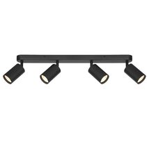 Picard 4 Light LED Spotlight Black / Tri-Colour - PICARD SP4-BK