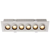 Tilda 6 Light 30W LED Dimmable Downlight White / Tri-Colour - TILDA DL6-WH
