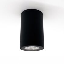 Arena 10W LED Dimmable High CRI Surface Mounted Downlight Black / Warm White