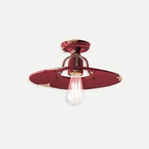 Country Large Ceiling Light Vintage Bordeaux - FER.C1445-VIX